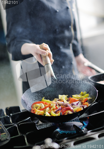 Image of chef preparing meal