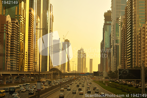 Image of city traffic