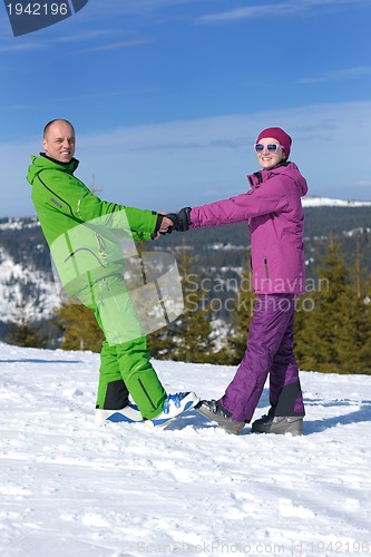 Image of couple winter ski