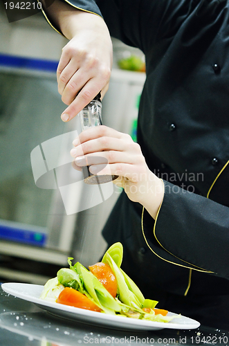 Image of chef preparing meal
