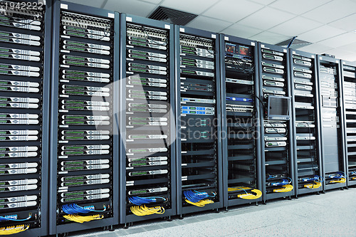 Image of network server room