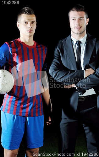 Image of professional sport manager and coach