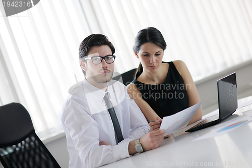 Image of business people in a meeting at office