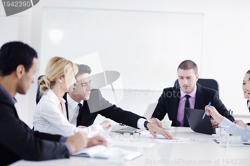 Image of business people group on meeting