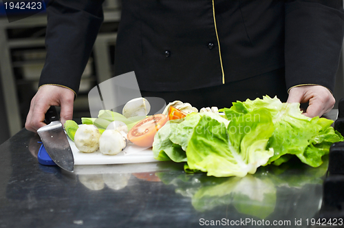 Image of chef preparing meal