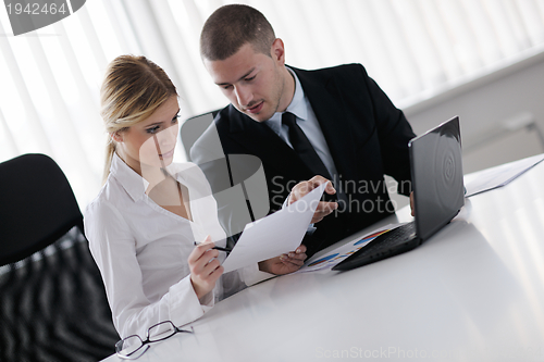Image of business people in a meeting at office