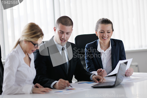 Image of business people in a meeting at office