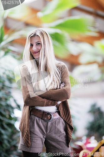 Image of portrait of a beautiful young woman