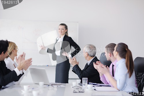 Image of business people group on meeting