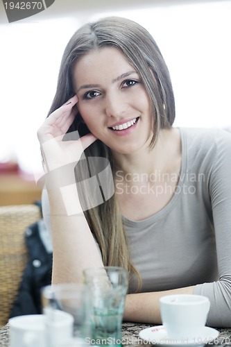 Image of portrait of a beautiful young woman
