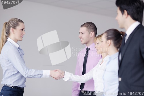 Image of business people group on meeting