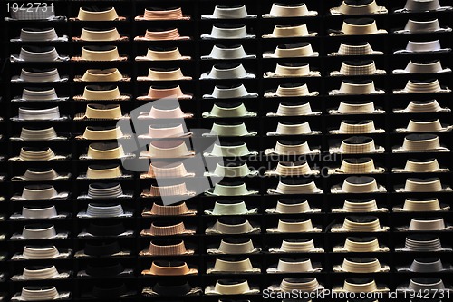 Image of Ties on the shelf of a shop