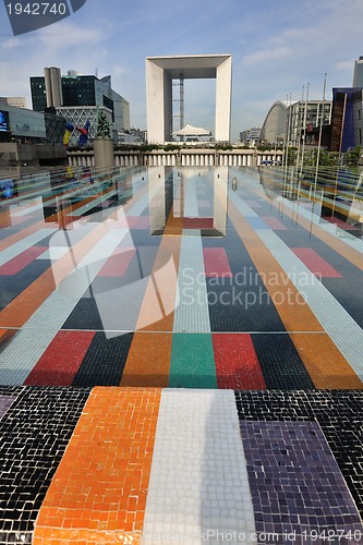 Image of Modern Buildings in the new center of Paris