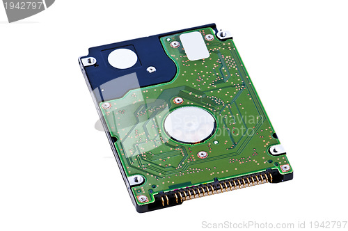 Image of hard disk of a notebook