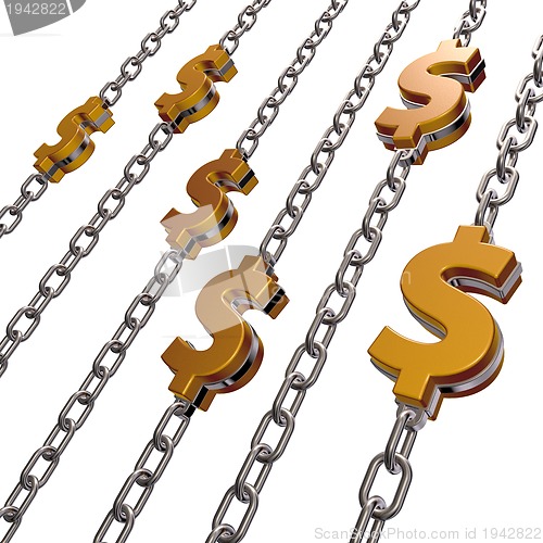 Image of dollar chains