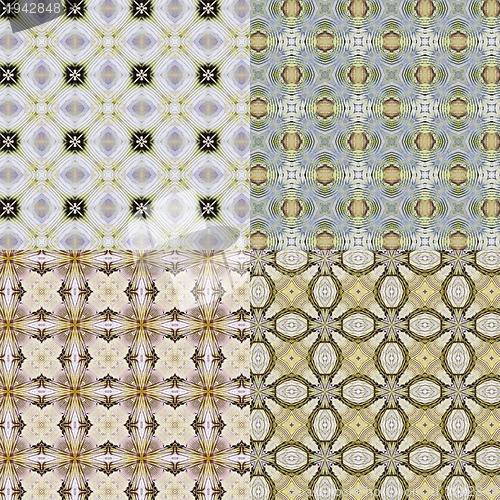 Image of set vintage shabby background with classy patterns