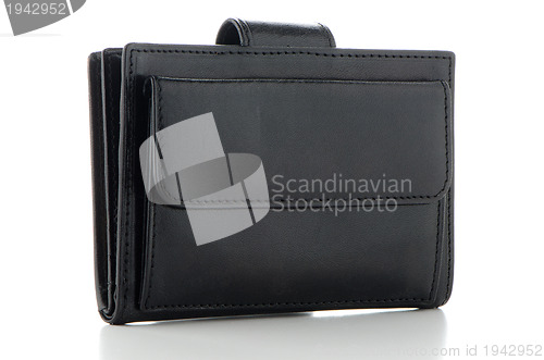 Image of Black Leather Purse 