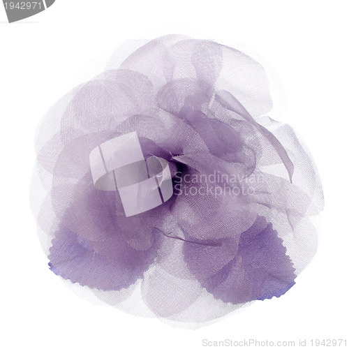 Image of Purple fabric flower