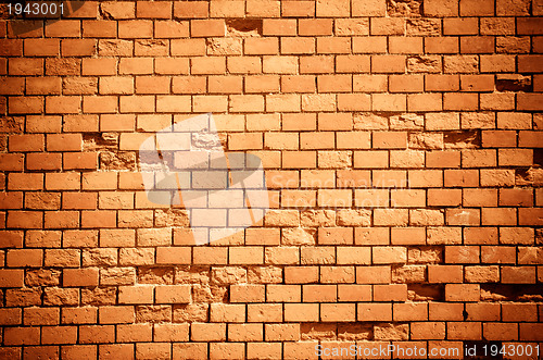 Image of Red brick wall texture