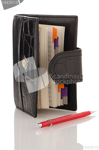 Image of Leather notebook