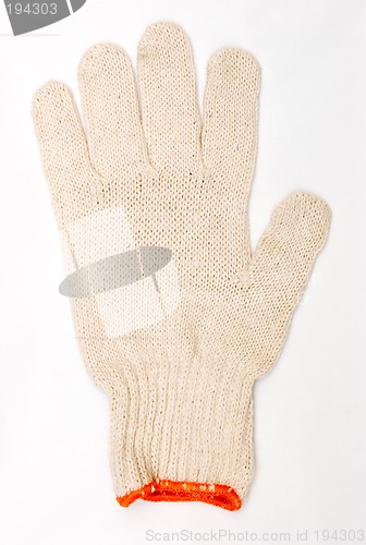 Image of Safety glove isolated on grey