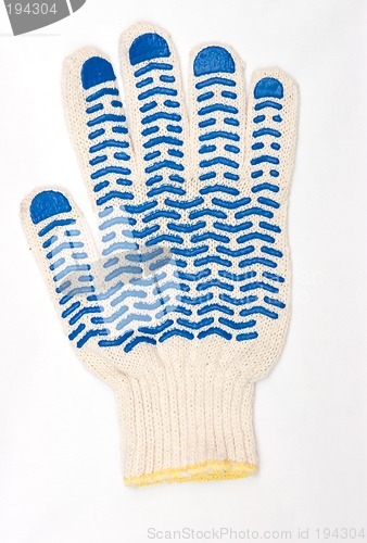 Image of Safety glove isolated on grey