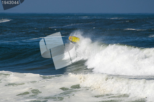 Image of Hugo Pinheiro during the the National Open Bodyboard Championshi