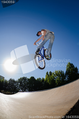 Image of High BMX jump