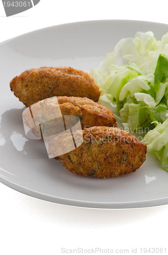 Image of Fried breaded cod fish