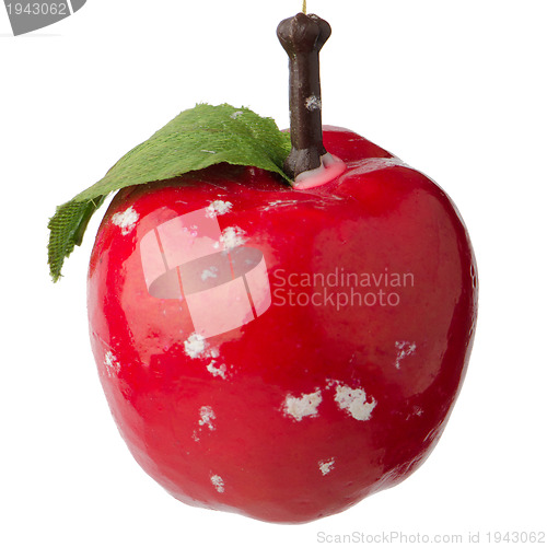 Image of Christmas red apple decoration 