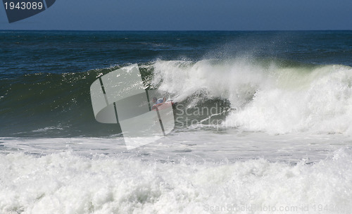 Image of Surfer during the the National Open Bodyboard Championship