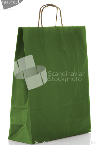 Image of Green  paper bag