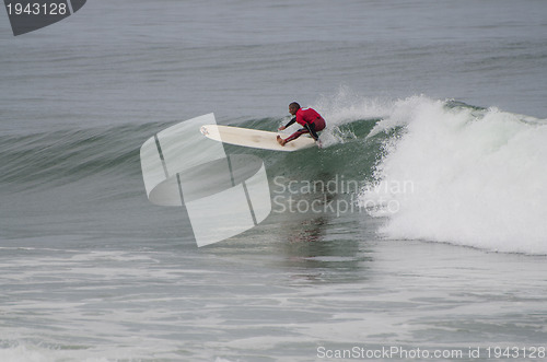 Image of Surfer during the 1st stage of National Longboard Championship  