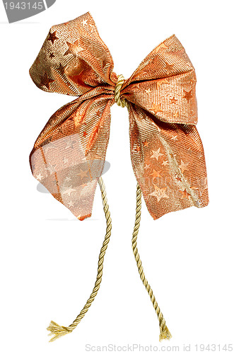 Image of Orange gift ribbon bow