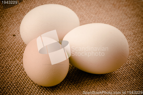 Image of Three eggs