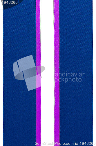 Image of Blue ribbon border