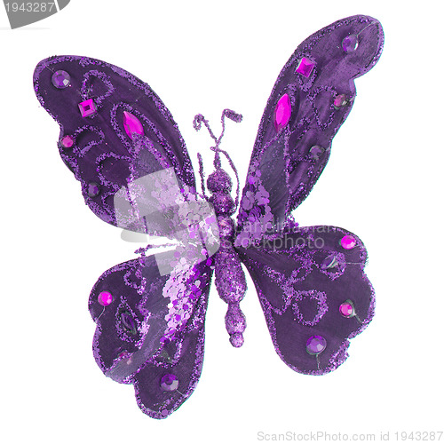 Image of Butterfly Christmas tree ornament