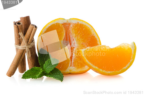 Image of One orange fruit segment 