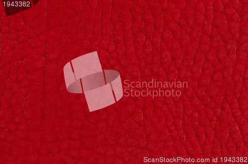 Image of Red leather 