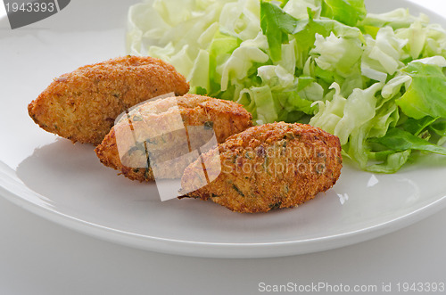 Image of Fried breaded cod fish