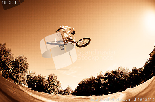 Image of High BMX jump