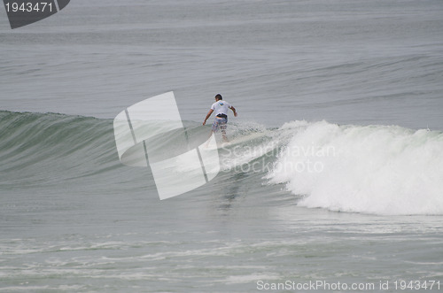 Image of Surfer during the 1st stage of National Longboard Championship  
