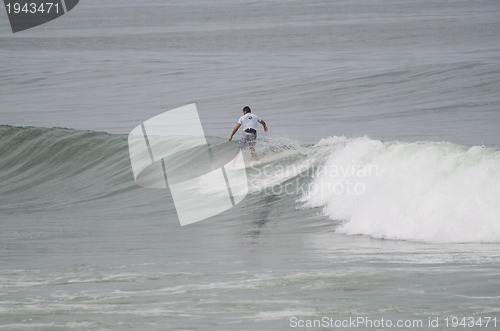 Image of Surfer during the 1st stage of National Longboard Championship  