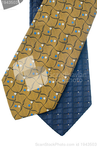 Image of Closeup of two ties