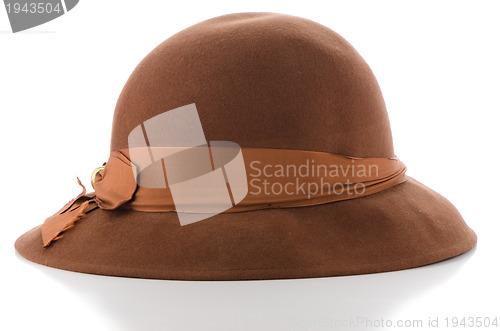 Image of Brown vintage hat