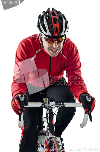 Image of Cyclist riding a bike