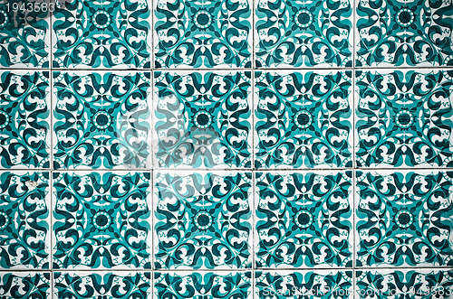 Image of Vintage spanish style ceramic tiles