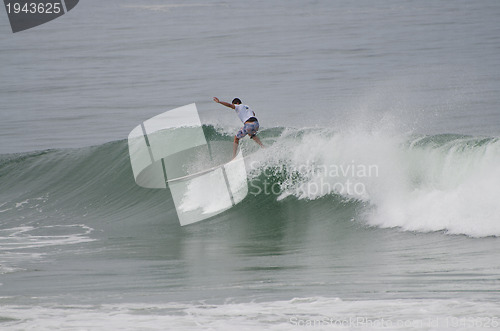 Image of Surfer during the 1st stage of National Longboard Championship  