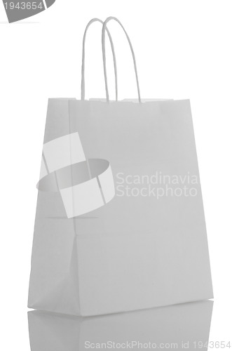 Image of White  paper bag