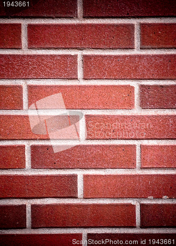 Image of Red brick wall texture